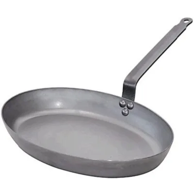De buyer Carbone Plus Oval Stegepande/Fiskepande