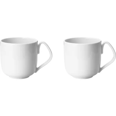 Georg jensen Koppel krus 27 cl 2-pak, hvid