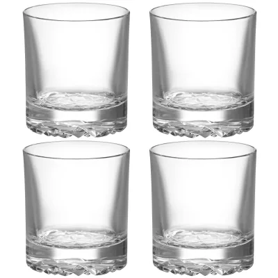 Orrefors Carat Double Old Fashioned glas 28 cl, 4-pack