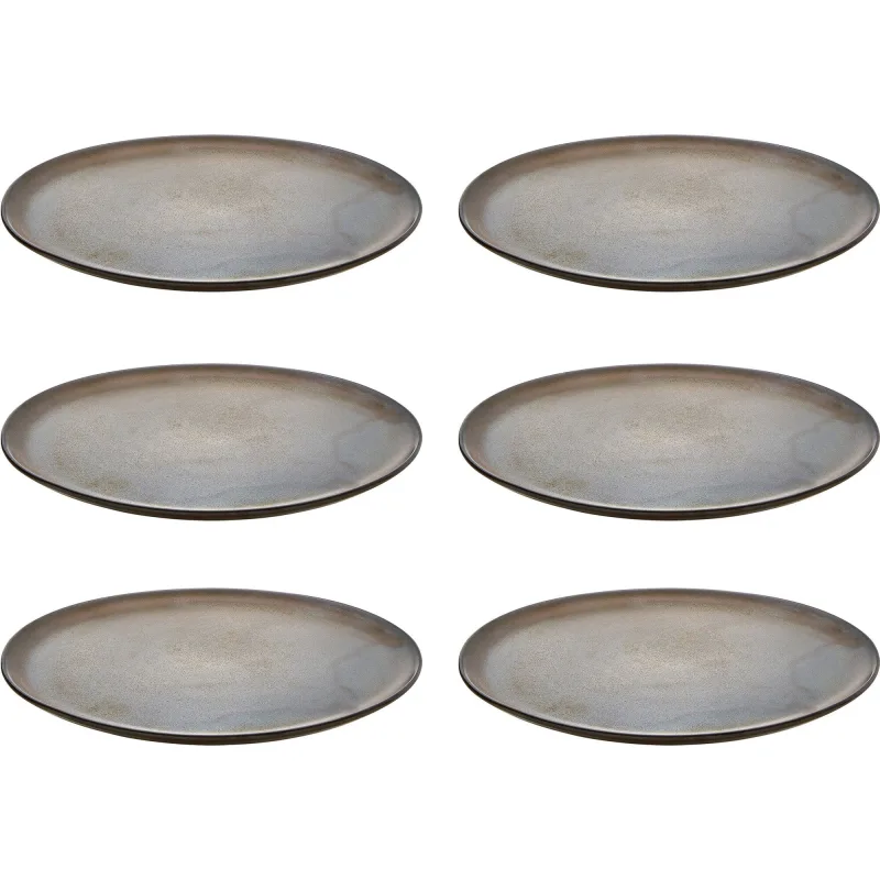 Aida RAW frokosttallerken 23 cm, metallic brown, 6 stk.