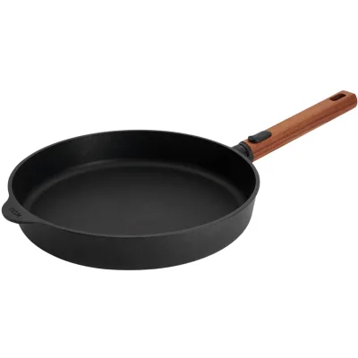 Woll Eco Logic Qxr Stegepande med aftageligt træhåndtag Ø28 cm