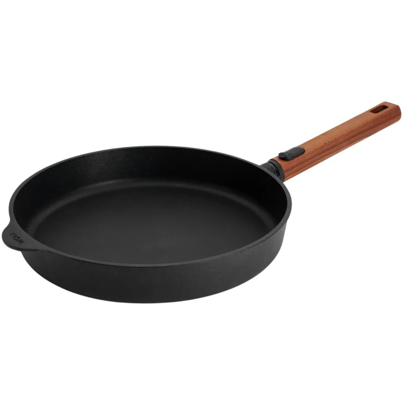 Woll Eco Logic Qxr Stegepande med aftageligt træhåndtag Ø28 cm