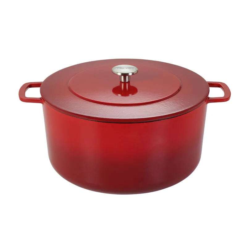 Combekk Støbejernsgryde Ø32 cm/12 liter, cherry