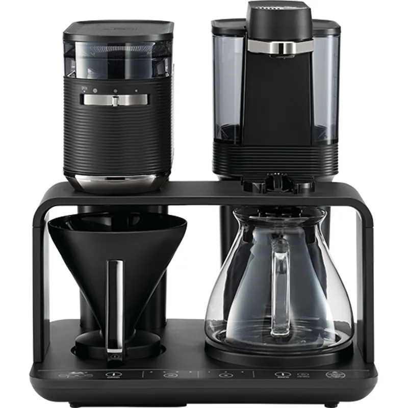 Melitta Epos Kaffemaskine, sort/krom