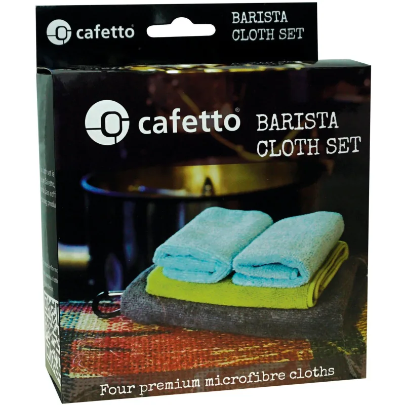 Cafetto Barista-sæt med 4 specialklude