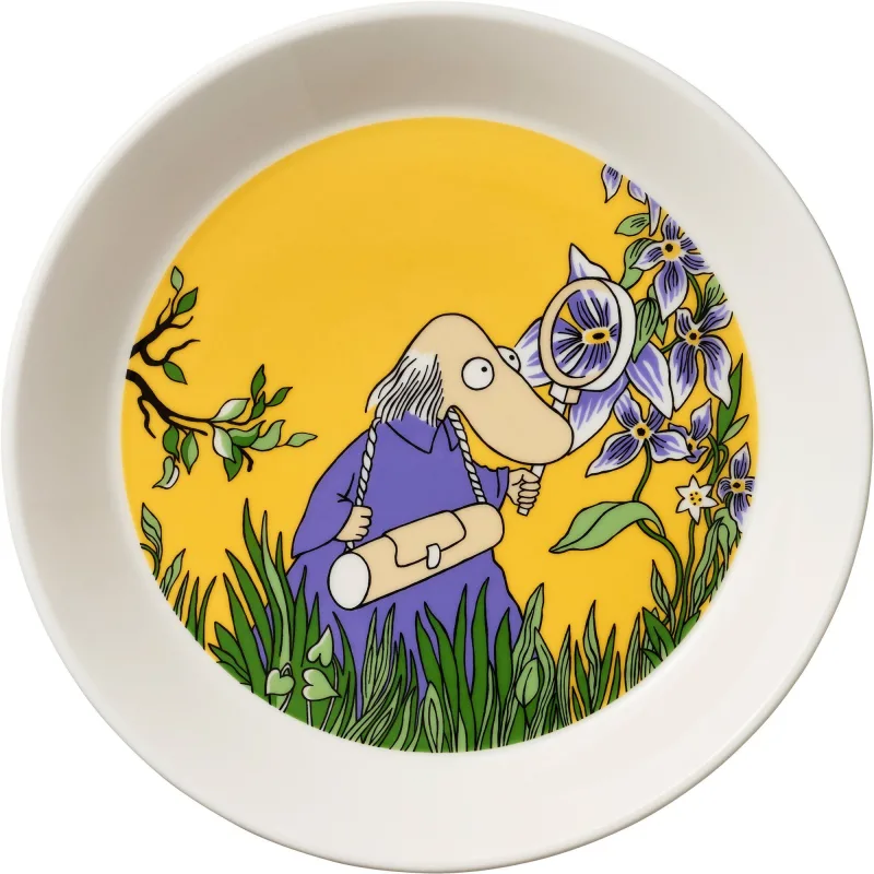 Moomin arabia Mumin tallerken 19 cm, hemulen gul