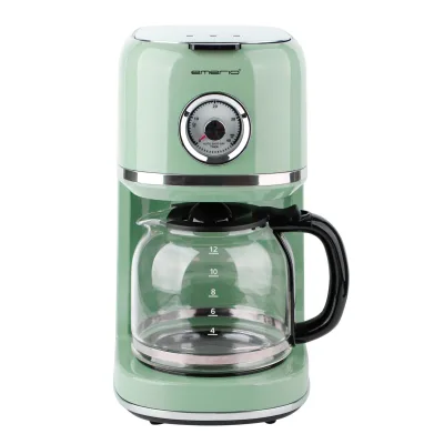 Emerio Retro kaffemaskine 1,5 L, grøn