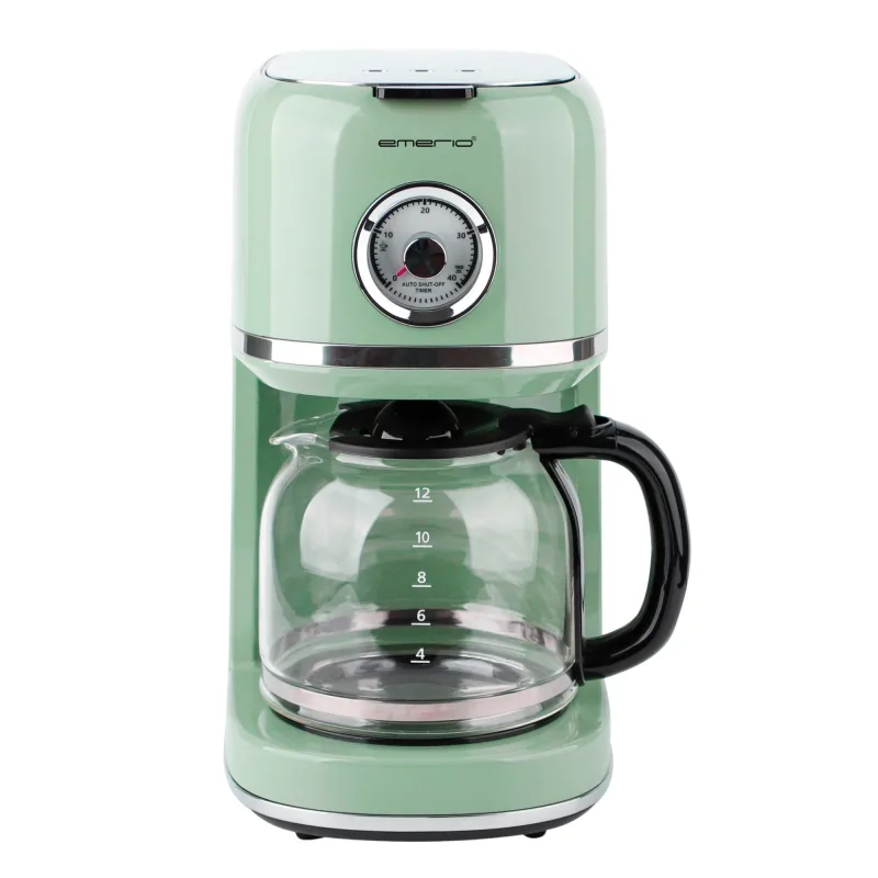 Emerio Retro kaffemaskine 1,5 L, grøn