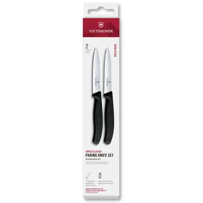 Victorinox Swiss Classic urtekniv og tomatkniv 10 cm, sort