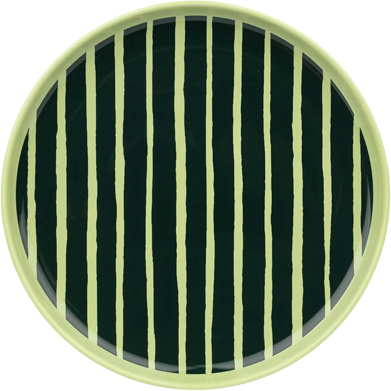Marimekko Piccolo tallerken Ø20 cm, pære/mørkegrøn