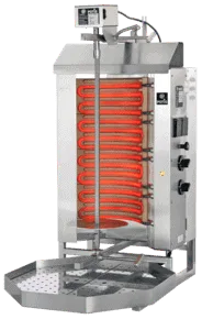 Kebabgrill m. top motor - EL - 30kg