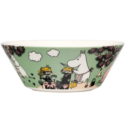 Moomin arabia Omtanke skål Ø15 cm, grøn