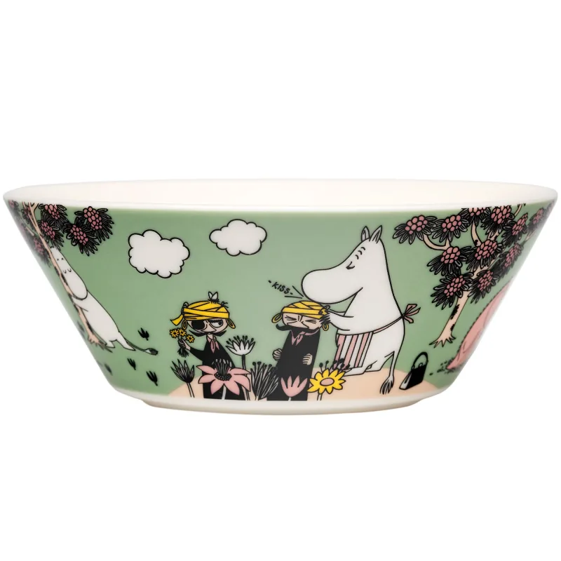 Moomin arabia Omtanke skål Ø15 cm, grøn