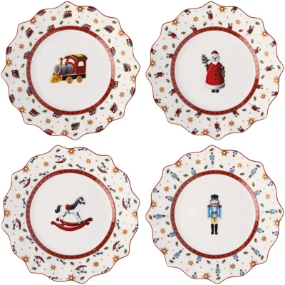 Villeroy & Boch Toy's Delight Jubilæumstallerken, 4 stk.