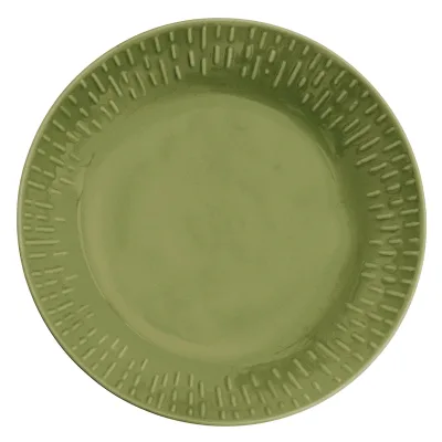 Aida Confetti pastatallerken 23 cm, olive
