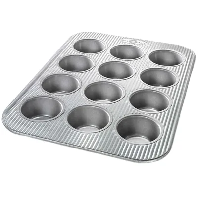 USA PAN Muffinform til 12 muffins, aluminiseret stål