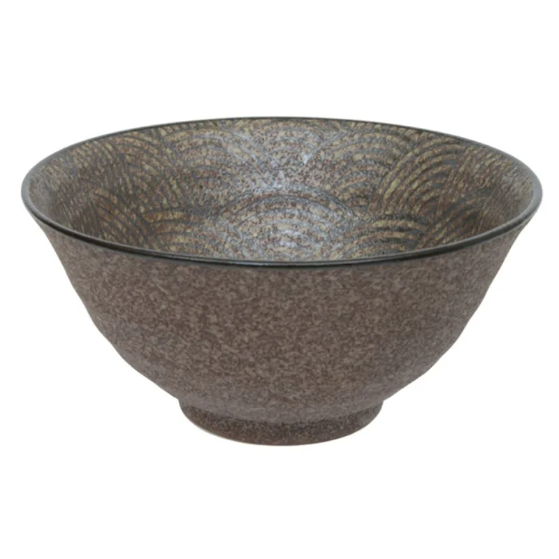 Tokyo design studio Minoyaki ramenskål, bronze matt