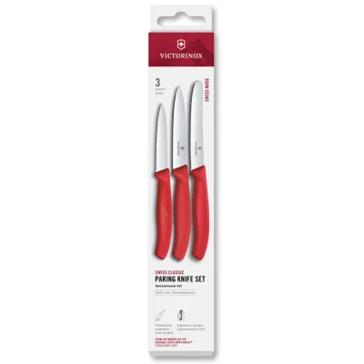 Victorinox Swiss Classic urteknive 3-pak, rød