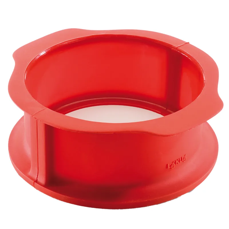 Lékué Springform med tallerken Ø15 cm, rød