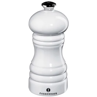 Zassenhaus Berlin Saltkværn 12 cm. Hvid Blank