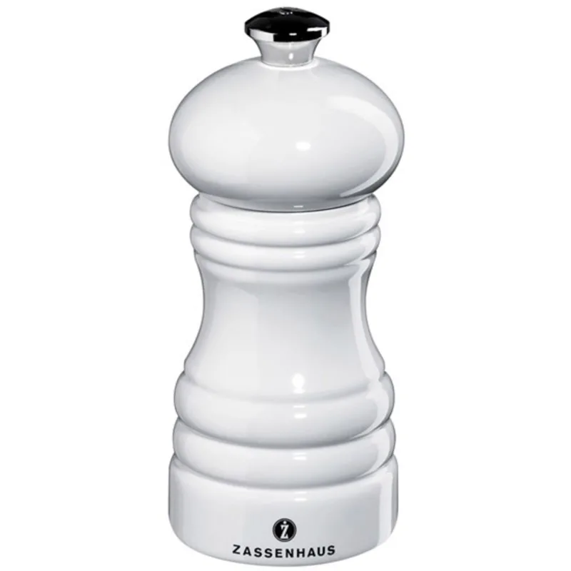 Zassenhaus Berlin Saltkværn 12 cm. Hvid Blank