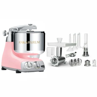 Ankarsrum Assistent Original AKM6230 Cloudy Pink + komplet kødslibemaskine
