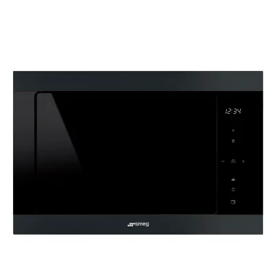 Smeg FMI325N indbygget mikrobølgeovn 25 liter, mat sort