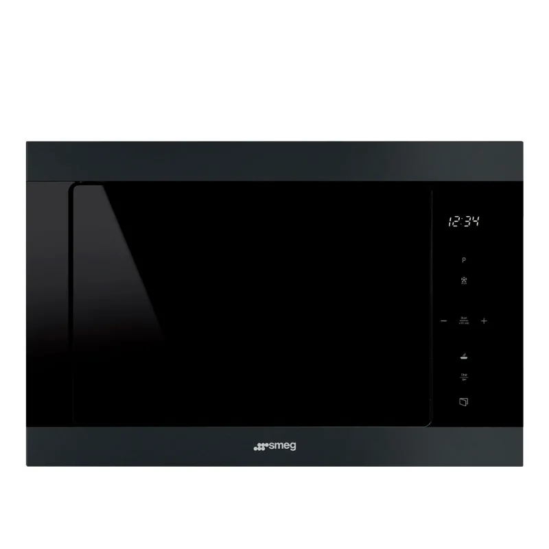 Smeg FMI325N indbygget mikrobølgeovn 25 liter, mat sort
