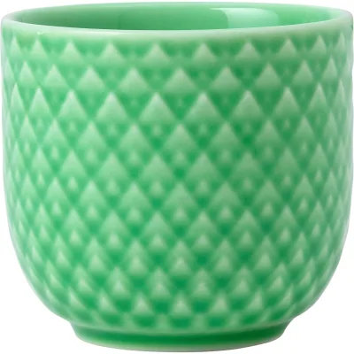 Lyngby porcelæn Rhombe Color æggebæger 5 cm. Grøn