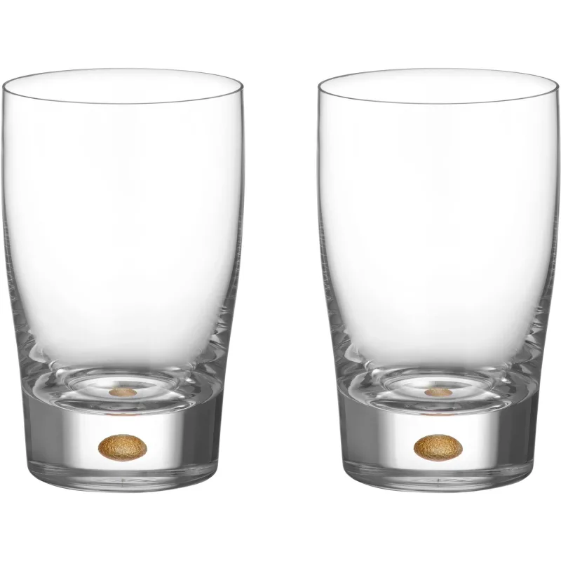 Orrefors Intermezzo tumbler glas 25 cl 2-pak, guld