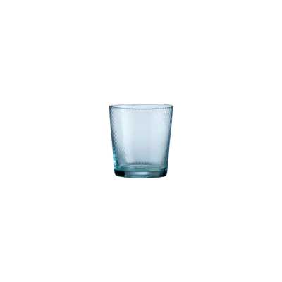 Raw Unique Swirl vandglas - Lyseblå