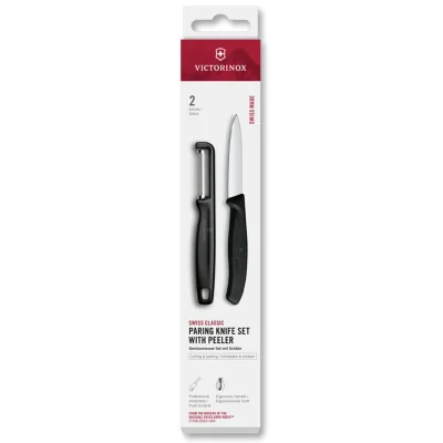 Victorinox Swiss Classic kartoffelskræller og urtekniv, sort