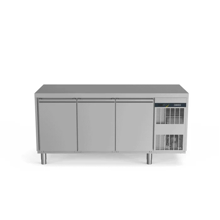 Zanussi kølebord 440L - 3 låger - kompressor i højre side