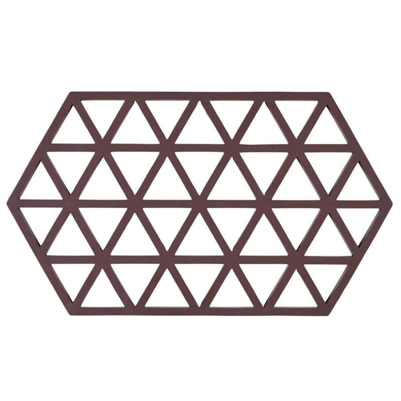Zone Triangles grydeunderlag 24 cm, kalamata