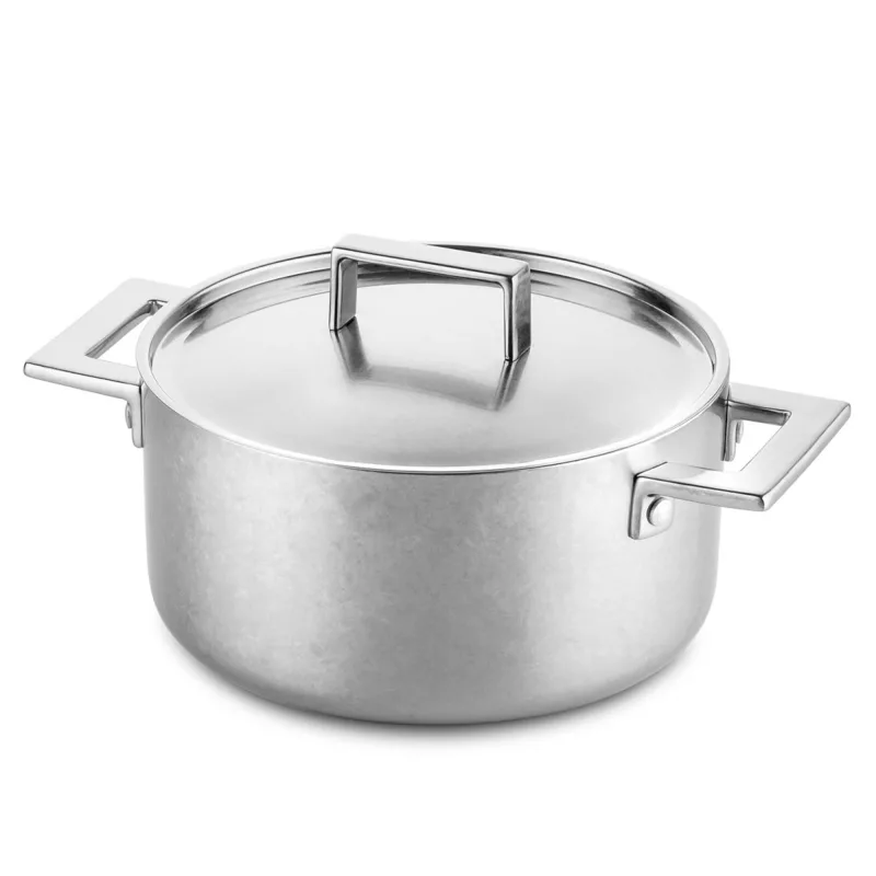 Mepra Attiva gryde med låg 24 cm, rustfrit stål