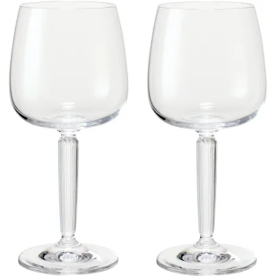 Kähler Hammershøi hvidvinsglas, 35 cl, Ø 8,5 cm, 2 stk, klar