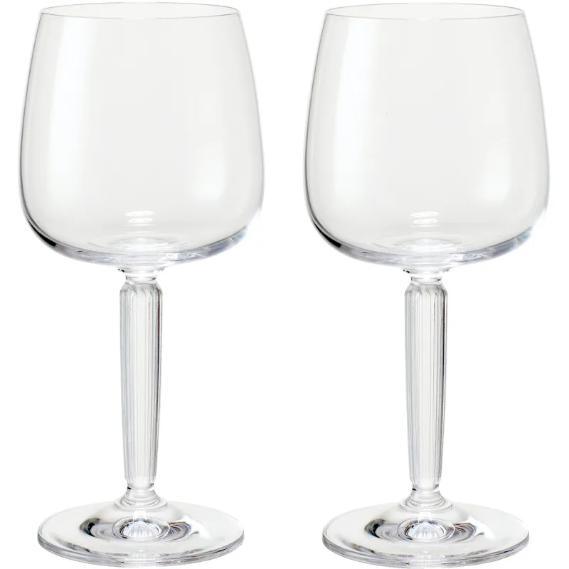 Kähler Hammershøi hvidvinsglas, 35 cl, Ø 8,5 cm, 2 stk, klar