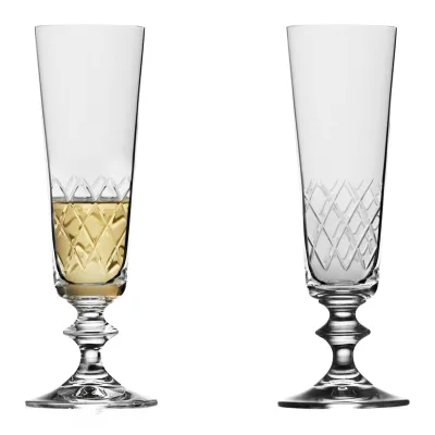 Lyngby glas Eaton Champagneglas 16 cl, 2 stk.