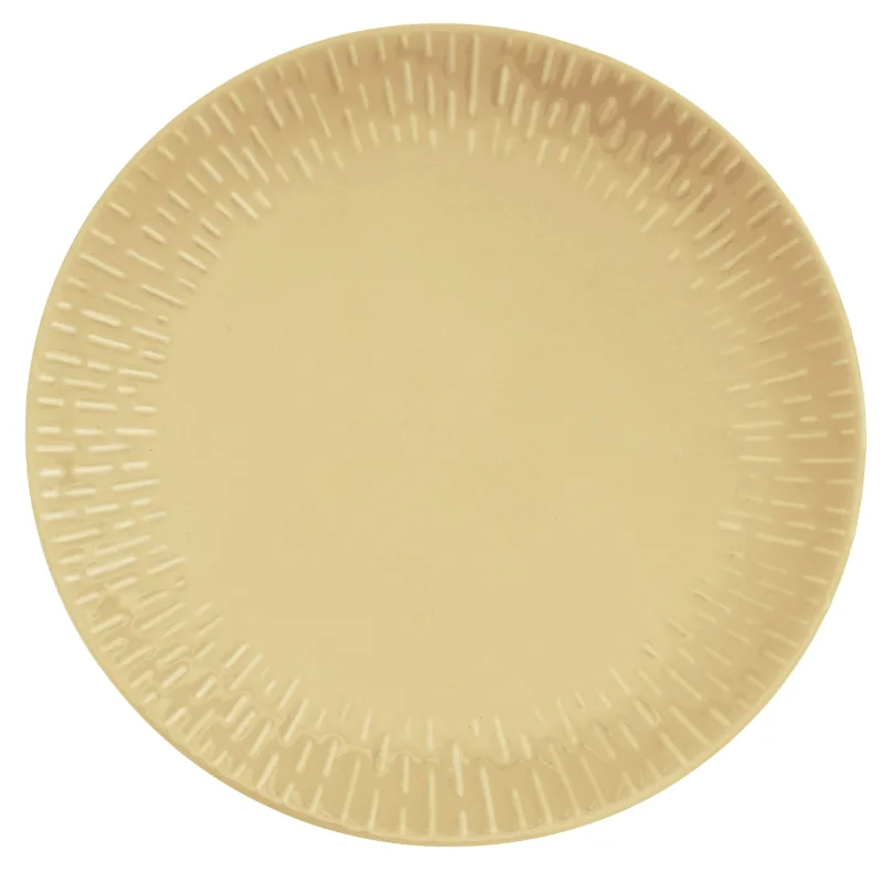 Aida Confetti middagstallerken 27,5 cm, mustard