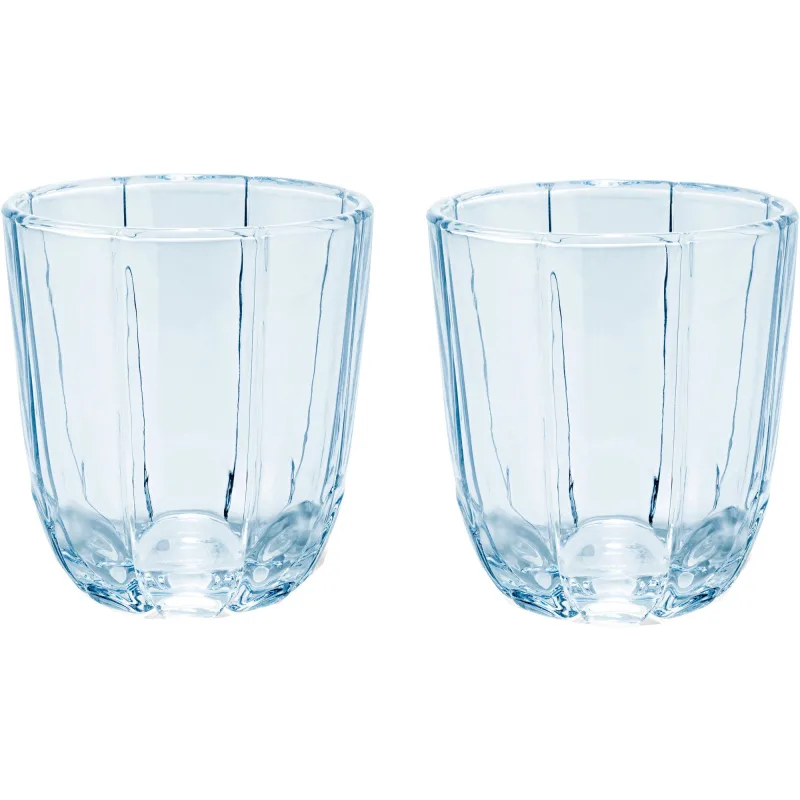 Holmegaard Lily vandglas, blue iris, 32 cl, 2 stk.