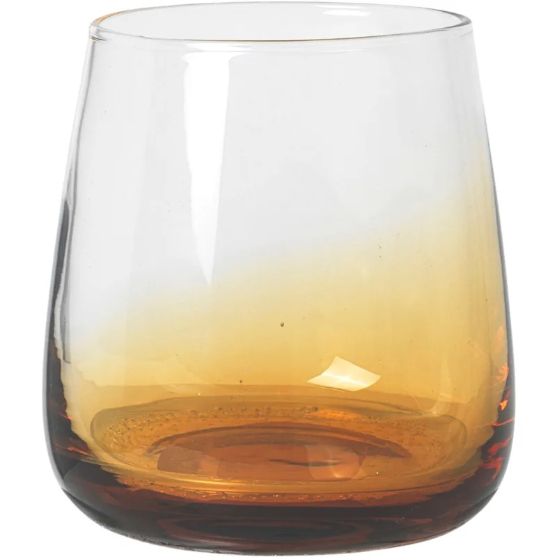 Broste 35 cl. Amber mundblæst drikkeglas