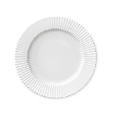 Lyngby Tallerken - Ø27cm. Hvid