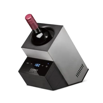 Caso WineCase Deluxe Inox Vinkøler m/batteri (1 flaske)