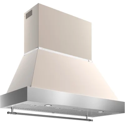 Bertazzoni K120HERTX+KC48HERTAV Heritage emhætte, 120 cm, creame