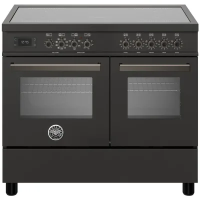 Bertazzoni PRO105I2ECAT Professional induktionskomfur med dobbeltovn, 100 cm, sort
