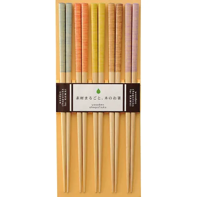 Kawai Spisepande brush wood 5 sæt