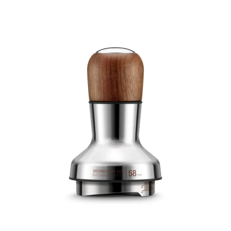 Sage SEA303WLW Tamper og fordeliner 58 mm, valnød