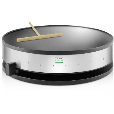 Caso CM1300 crepepande, stål/sort