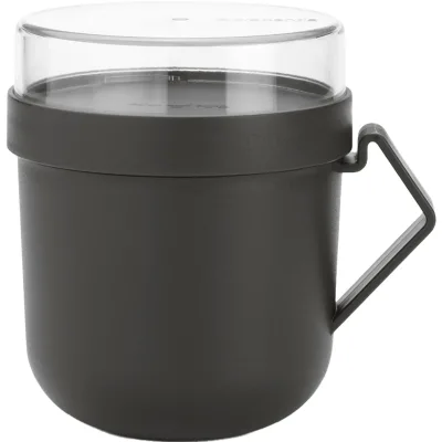 Brabantia Make & Take suppekrus 0,6 liter, mørkegrå