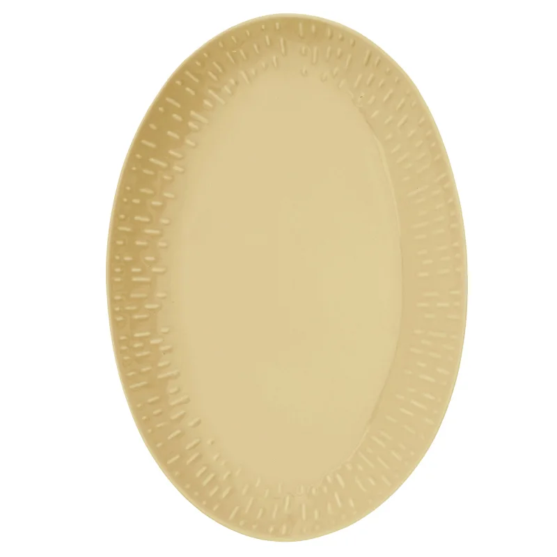 Aida Confetti fad 36 x 25,5 cm, mustard
